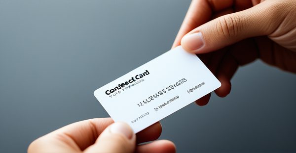Libérez le potentiel de vos contacts avec la carte de visite connectée